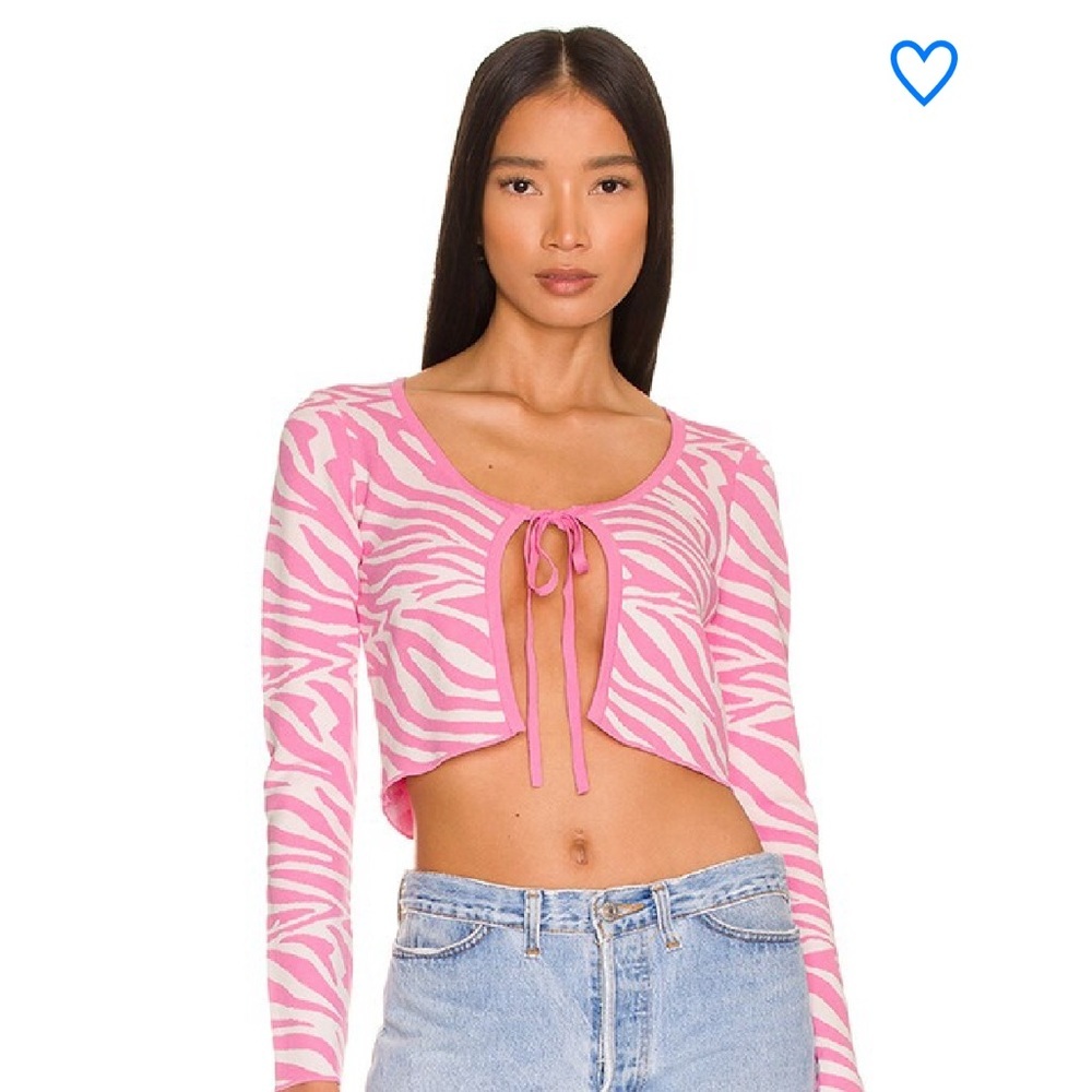 Superdown Maime Tie Front Cardigan - Picture 5 of 7